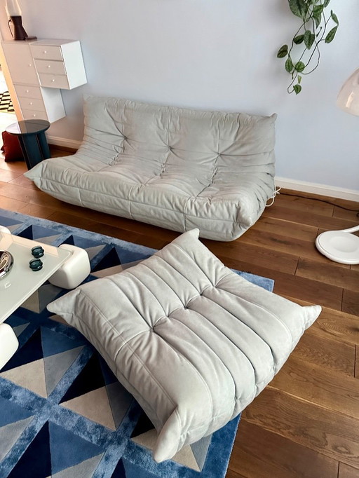 Alcántara original Togo gris piedra - 3 años de antigüedad (incluida factura)