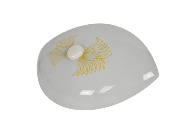 Image 1 of Philips - ovaal - paraplulamp - glas - metaal - Holland - 1960's