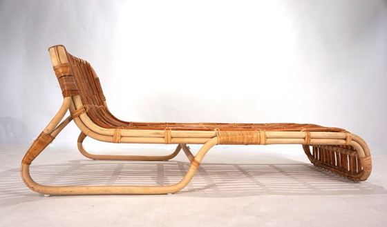 Image 1 of Tumbona de bambú, 1970