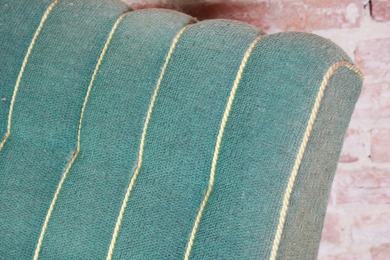 Pair of Original Art Deco Armchairs, Jindrich Halabala, UP Zavody, Czech, 1930s – Textile, Wood (photo 6 of 8)