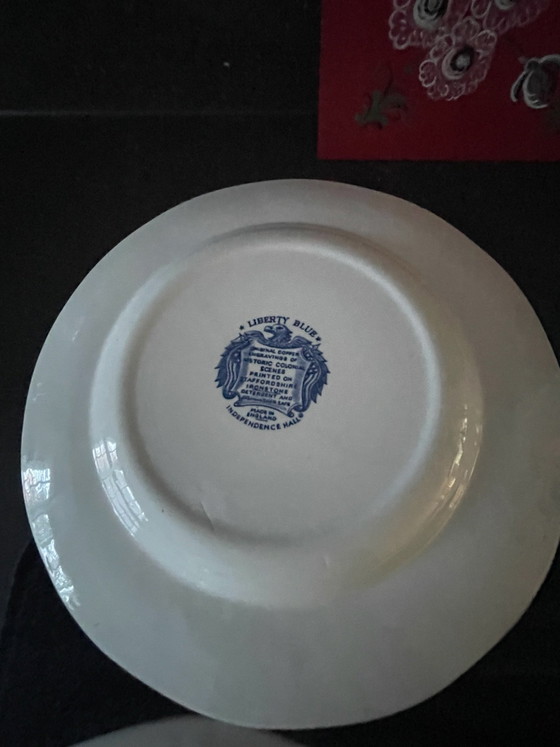 Liberty Blue vintage Plates Staffordshire Ironstone, Crockery, Ceramic (photo 11 of 15)