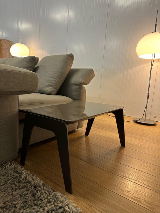 Image 1 of Divano angolare Minotti Collar con tavolino Minotti in condizioni nuove