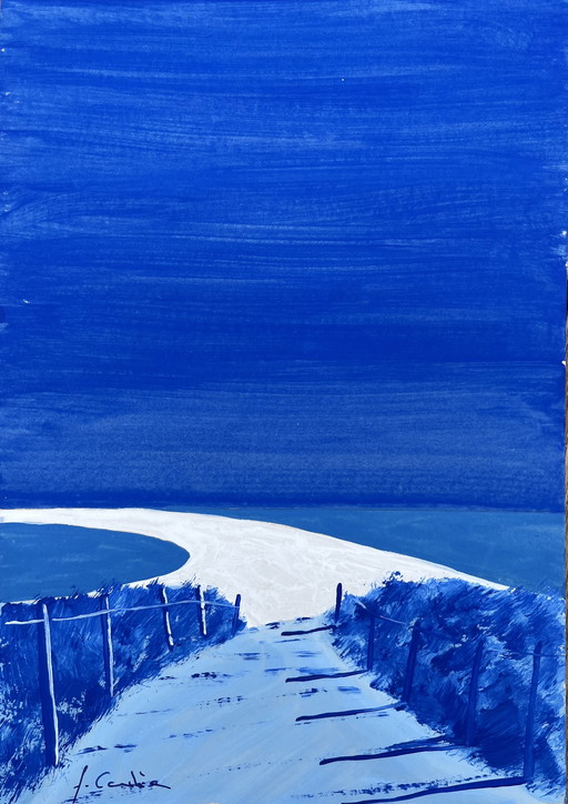 Artist's sketch 21x15cm "Les Glénan"