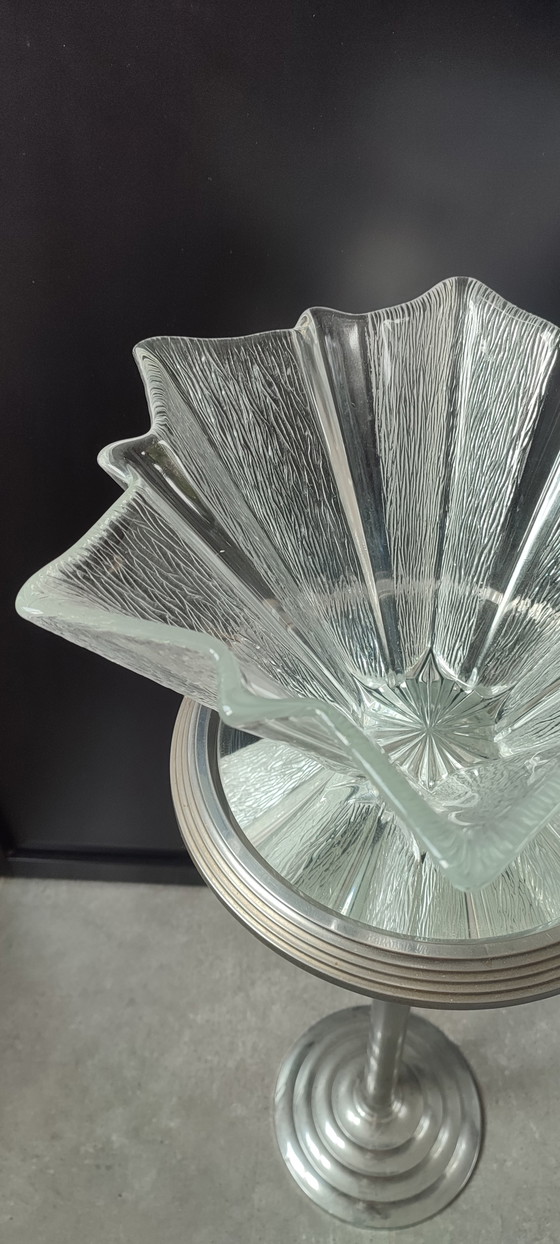 Image 1 of Grote vintage XXL kom van Walther Glas