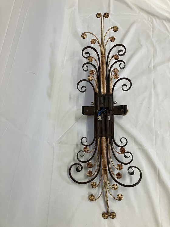 Image 1 of Banci Firenze Italia gran aplique de hierro años 60
