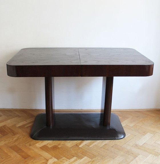 Image 1 of 1930s Extendable Dining Table by Jindrich Halabala 