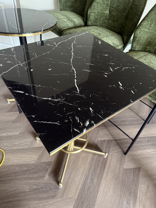 Bartafel/snacktafel marble class top PMP rond & vierkant 