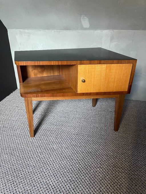 Paar vintage (nacht)kastjes — jaren '50, Belgisch vakmanschap