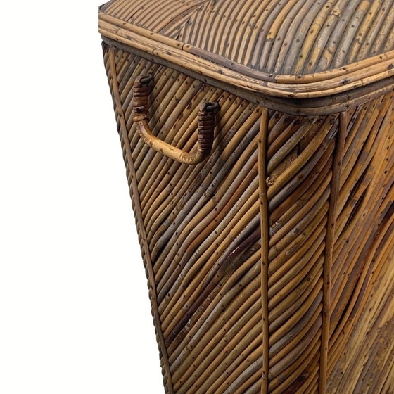 Image 1 of Vintage Wicker Chest In Bamboo, 1930S