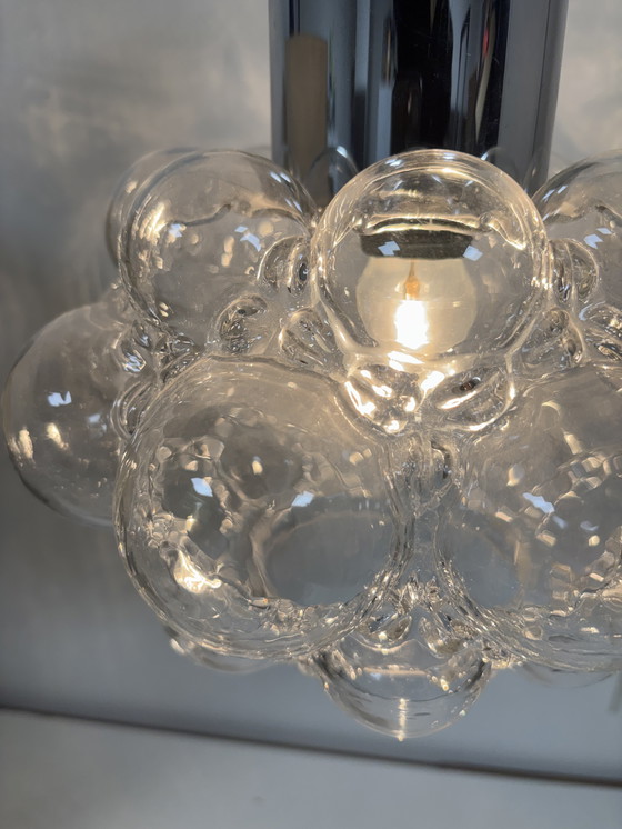 Image 1 of Vintage bubble glass pendant lamp by Helena Tynell for Limburg, 1960s, Germany