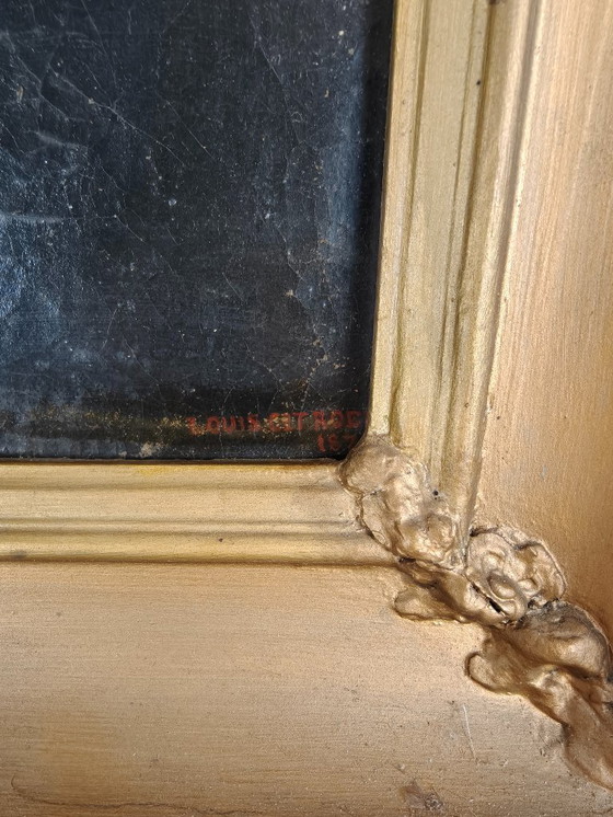 Image 1 of Retrato de un caballero del siglo XIX por Louise Citroën | 1871