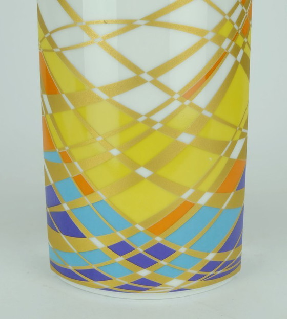 Image 1 of fantastic 1960s 70s krautheim op art pop art VASE graphic decor