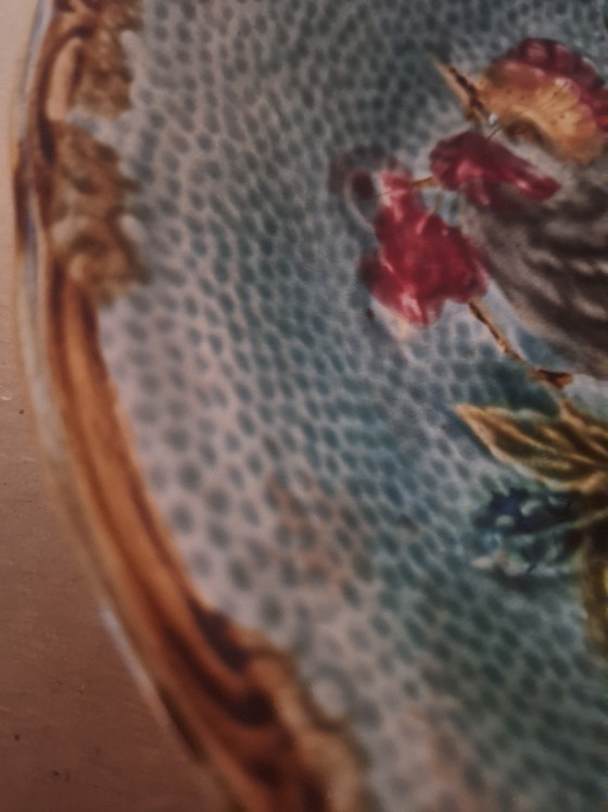Image 1 of Barbotine/Majolica bowl