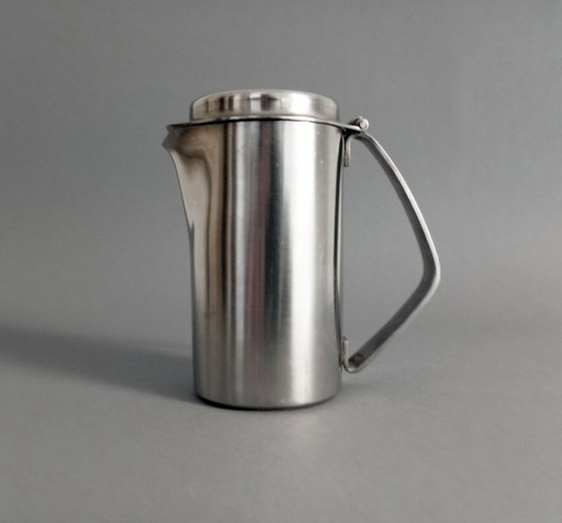 Christa Petroff-Bohne Bauhaus/Industriële koffiepot met deksel, 1965, Duitsland