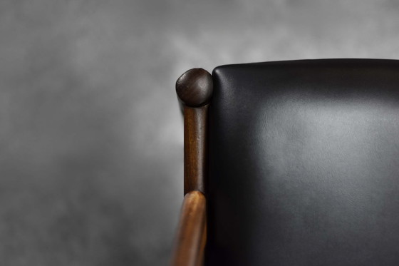 Image 1 of Vintage Mid-Century Danish Modern Teak Office Chair Model 31 by Kai Kristiansen for Schou Andersen Møbelfabrik, 1957