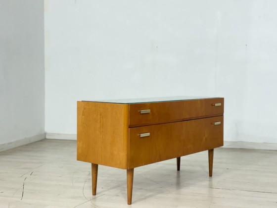 Image 1 of Mid-Century Lowboard / Vintage Chest of Drawers / Cabinet – 1960s