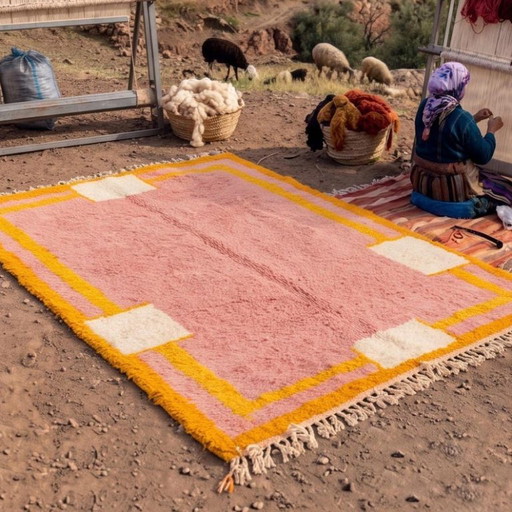 Tapis Marocain Berbère 230cmx150cm – vloerkleden en tapijten, Cotton (photo 2 of 6)