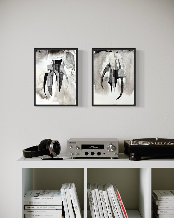 Image 1 of Eugène Eechaut (1928-2019) - Abstraktes Diptychon 1973