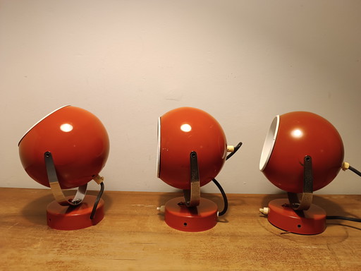 Trio Vintage Augapfel-Scheinwerfer