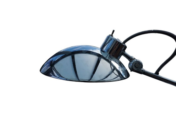 Image 1 of Mid-Century Modern Chrome Adjustable Desk Lamp by Yasuaki Sasamoto for Dulton Co., Japan, 1970sMid-Century Modern Chrome Adjusta