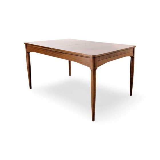 Vintage Dining Table Walnut/Teak Lacquered 1970s Original – Wood (photo 4 of 8)