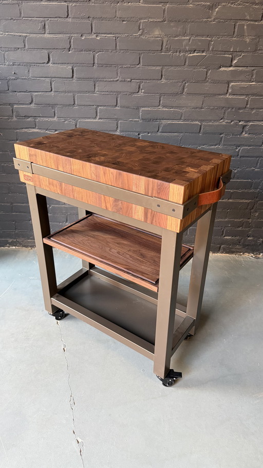 BINCKY VD15 – TROLLEY BUTCHER BLOCK 70X35CM