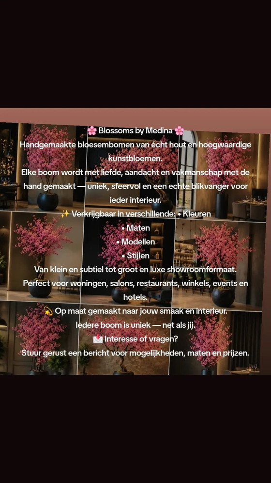 Image 1 of décor de luxe en fleurs de cerisier