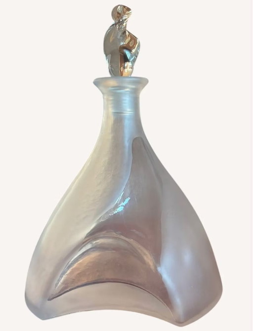 Caraffa Art Déco con tappo scultoreo