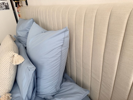 Letto designer NV Gallery | Crema | 180x200cm, Letti, Tessile, Legno (foto 13 di 14)