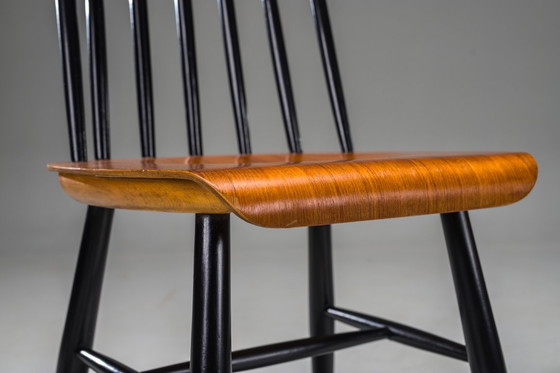 Image 1 of Fanett-Esszimmerstühle, Ilmari Tapiovaara zugeschrieben, 1960er Jahre, 5er-Set