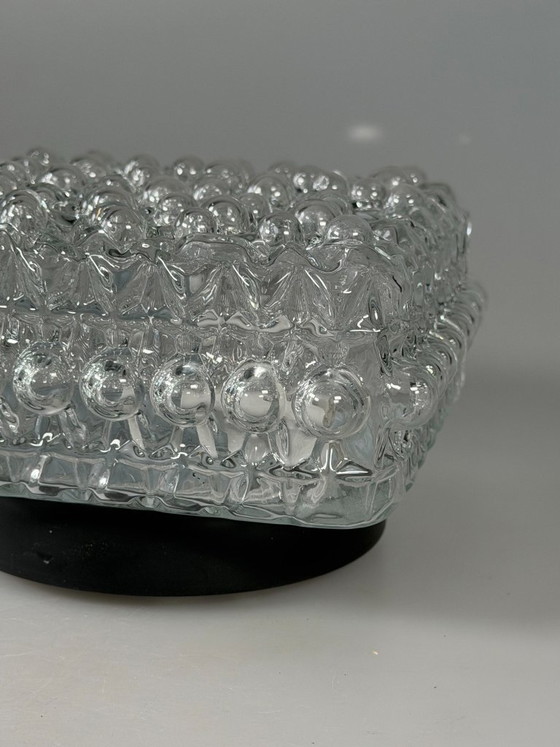 Plafoniera o lampada da parete anni '60 '70 Bubble Glass Germany Space Age Design – Plafoniere, Metallo (photo 8 of 17)