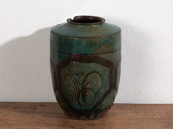 Antike Vase mit kalligrafischen und vegetalen Motiven (ca. 1820) #23 – Vasen (photo 32 of 40)
