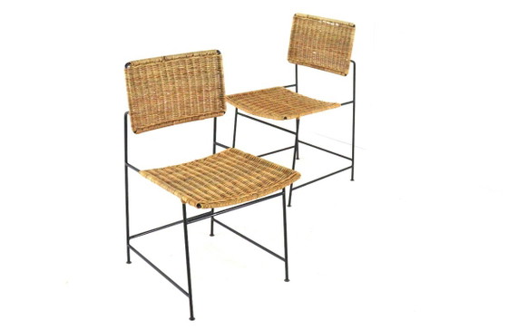 Maria Witzemann For Wilde Und Spieth SW88 Chair | 2 Pieces Available Vintage – Dining chairs, Metal, Wicker (photo 20 of 20)