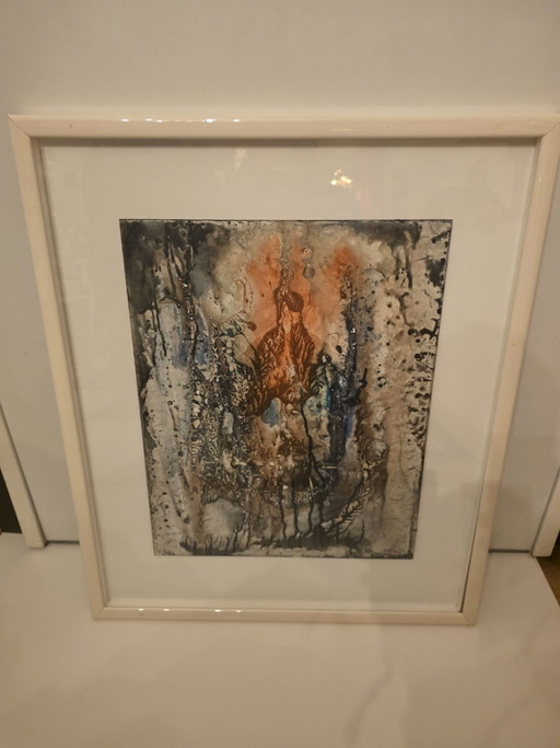 Dries Van den Broeck (1923–1995) – Opera Astratta Originale Materica (1992)