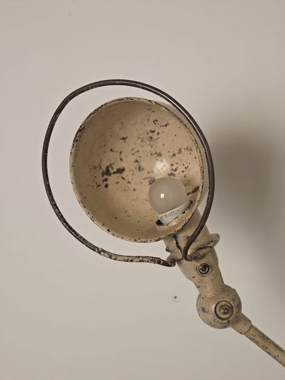 Jean-Louis Domecq, Lampada Jieldé industriale beige, Anni '50, Jielde, Lampade da tavolo, Metallo (foto 20 di 23)