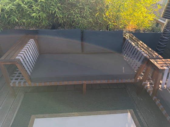 RODA Network und Mistral High-End Gartenmöbelset – Massives Teakholz & Technisches Gewebe – Lounge-Sets (photo 12 of 15)