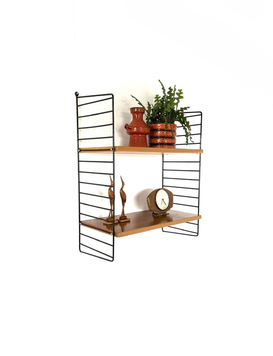 Image 1 of Vintage walnut wall rack, WHB Germany ‘60
