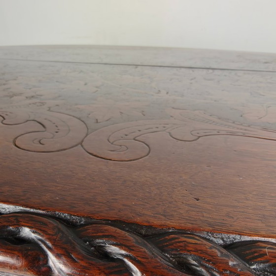 Image 1 of Black Forest Center Table by Matthijs Horrix for Horrix The Hague, 1890s