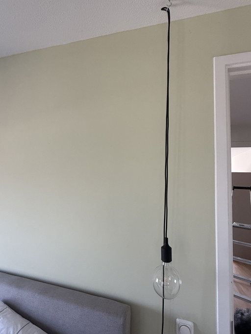 2x Muuto Pendelleuchte E27 Schwarz