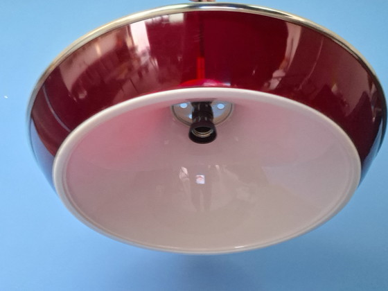 Image 1 of Large vintage space age pendant lamp Massive