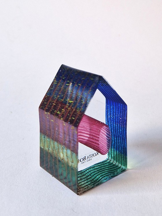 Image 1 of Kosta Boda - Mini scultura "Country Living" di Bertil Vallien - Firmata