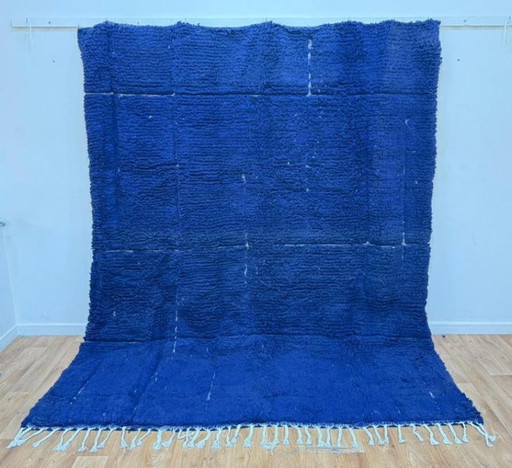 Blue Berber wool rug 200cmx300cm 