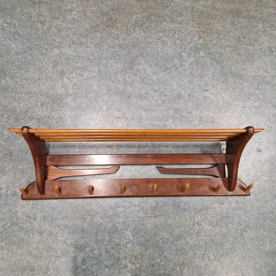 Image 1 of Appendiabiti danese vintage in teak degli anni '60