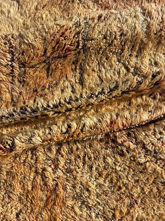 Image 1 of Authentic Moroccan Vintage Boujad Berber Wool Rug 210x370 cm