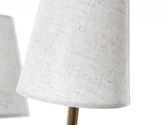 Image 1 of Lampada da terra vintage a treppiede con 3 paralumi