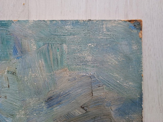 Image 1 of Ferdinand Stammhammer "Brüllender Löwe"- Ölgemälde - handsigniert - (60 x 50 cm)