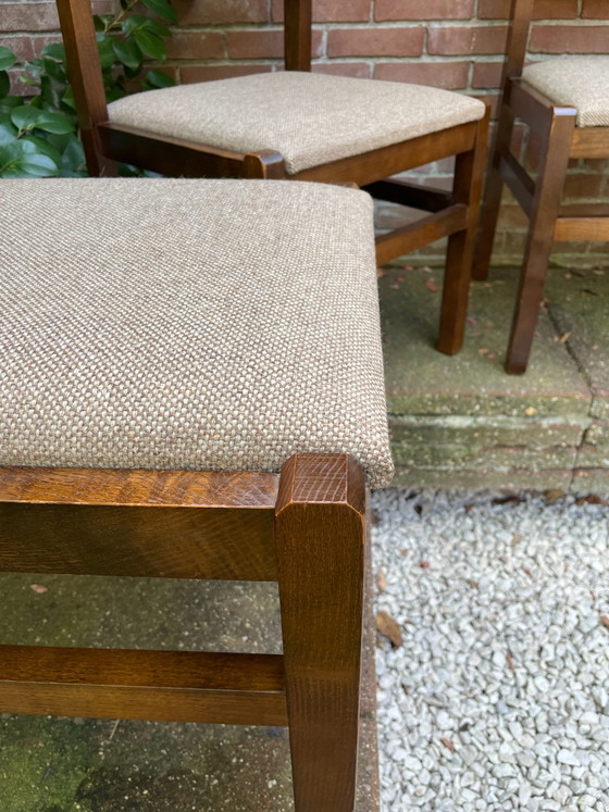Set di sedie da pranzo vintage stile Pastoe – Legno, Lana (photo 14 of 15)