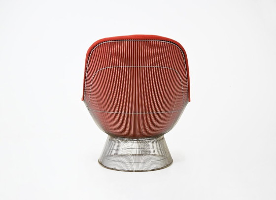 Image 1 of Fauteuil et repose-pieds conçus par Warren Platner pour Knoll International, années 1960