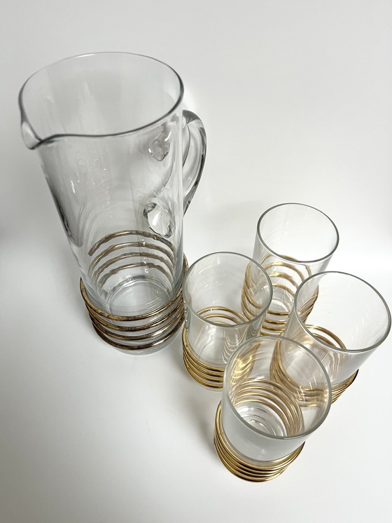 Image 1 of French vintage glassware set – Reims, 1960s