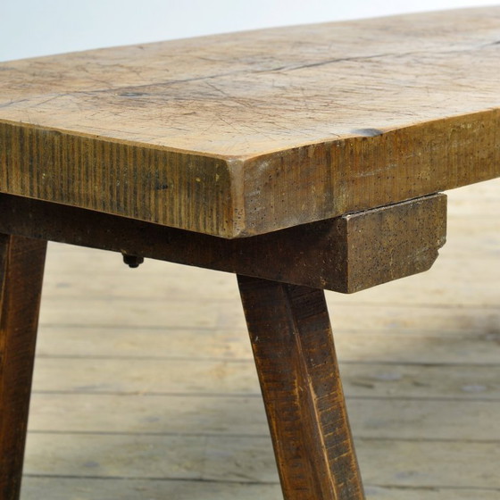 Image 1 of Oak Coffee Table, Circa 1930s